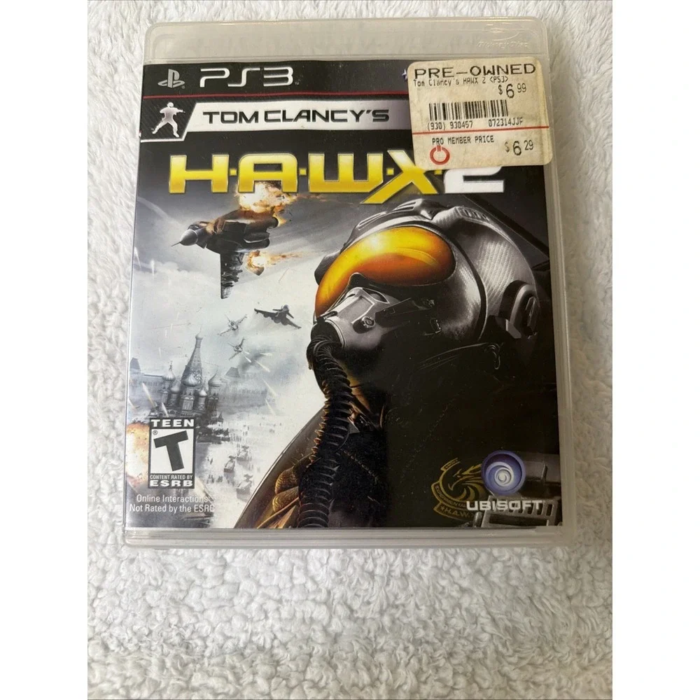 Tom Clancy's HAWX 2 Sony PlayStation 3 PS3, 2010 CIB Complete Manual Game Video
